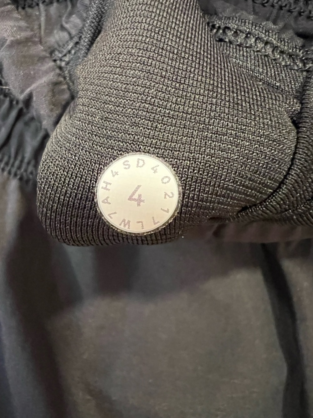 Lululemon Low Rise Fly Away Running Shorts Black Size 4 Active Workout Hiking - Picture 3 of 3